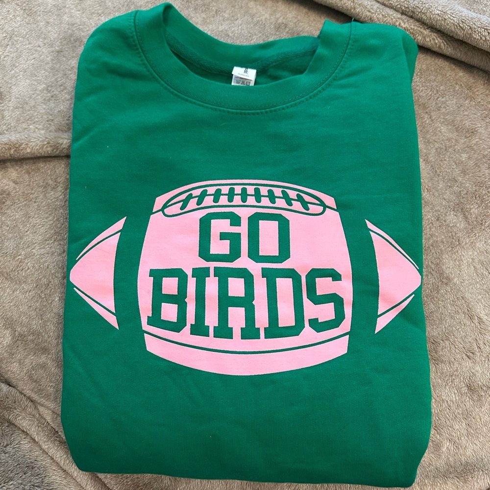 Unisex Eagles Go Birds Crew Neck Sweatshirt